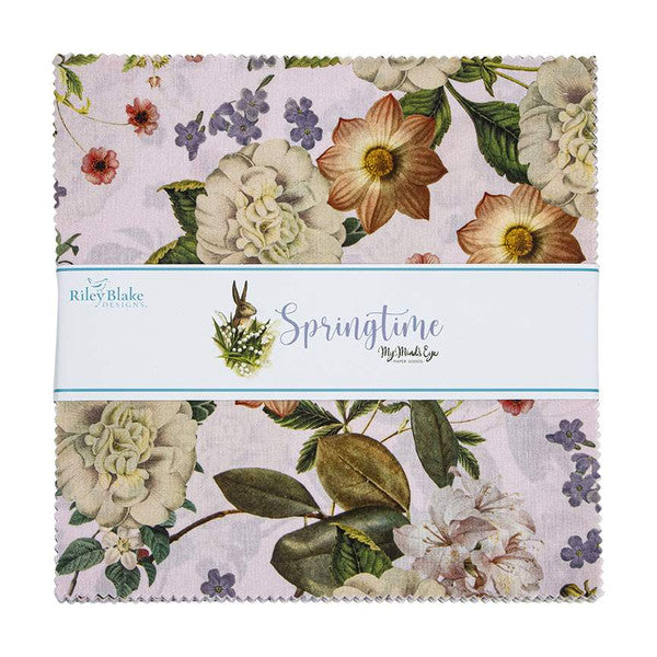 Springtime 10" Fabric Stacker