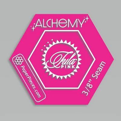 Tula Pink Alchemy Acrylic Template with 3/8in Seam Allowance