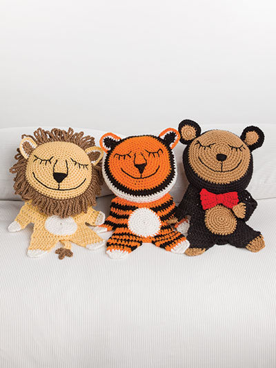 My Sleepy-Time Friends Crochet Pillows Book