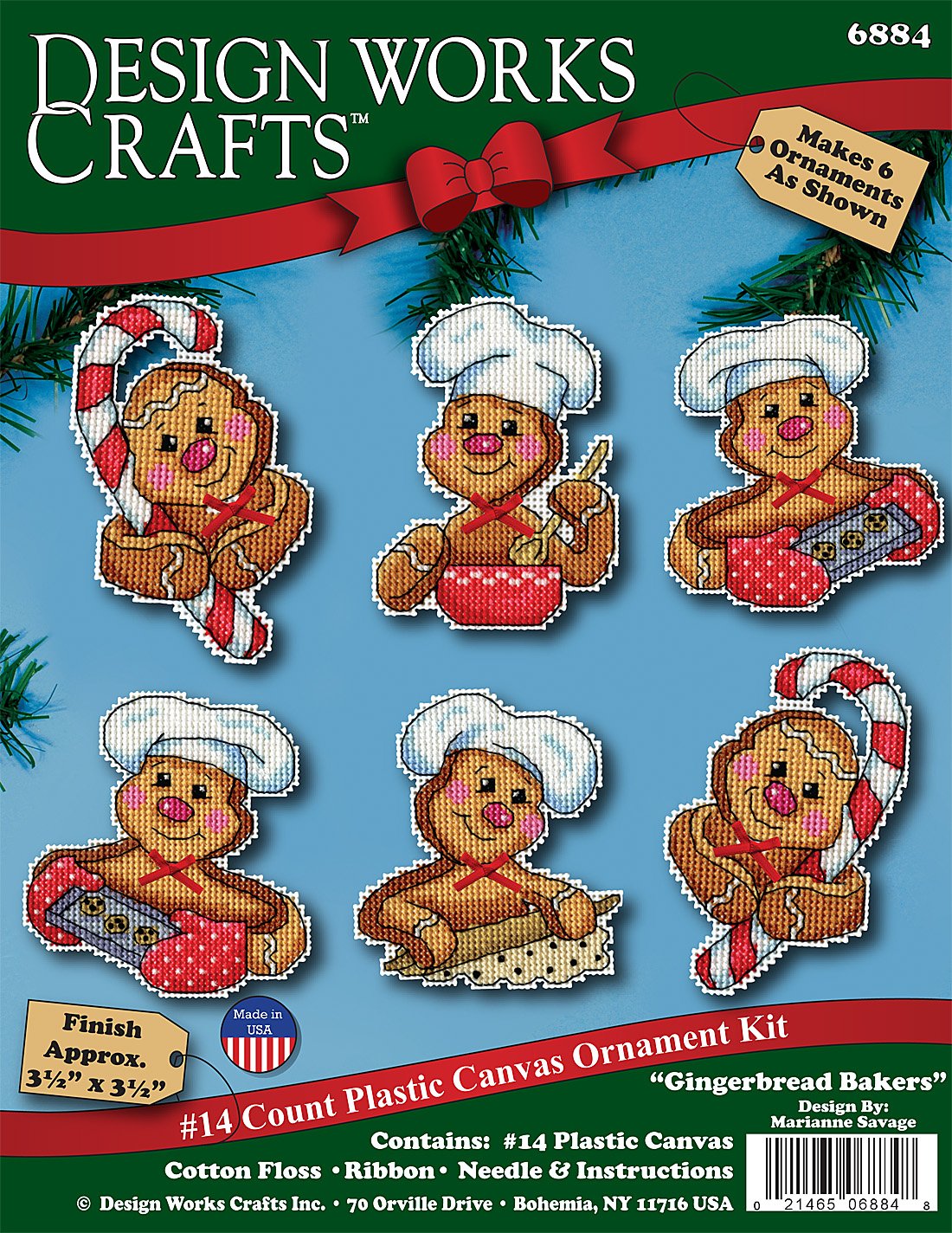 Gingerbread Bakers 6884 Cross Stitch Kit