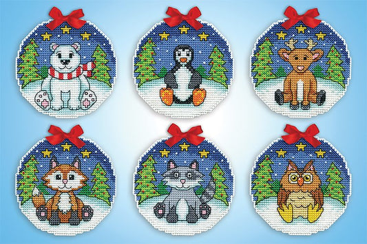 Starry Night Animals 6888 Cross Stitch Kit