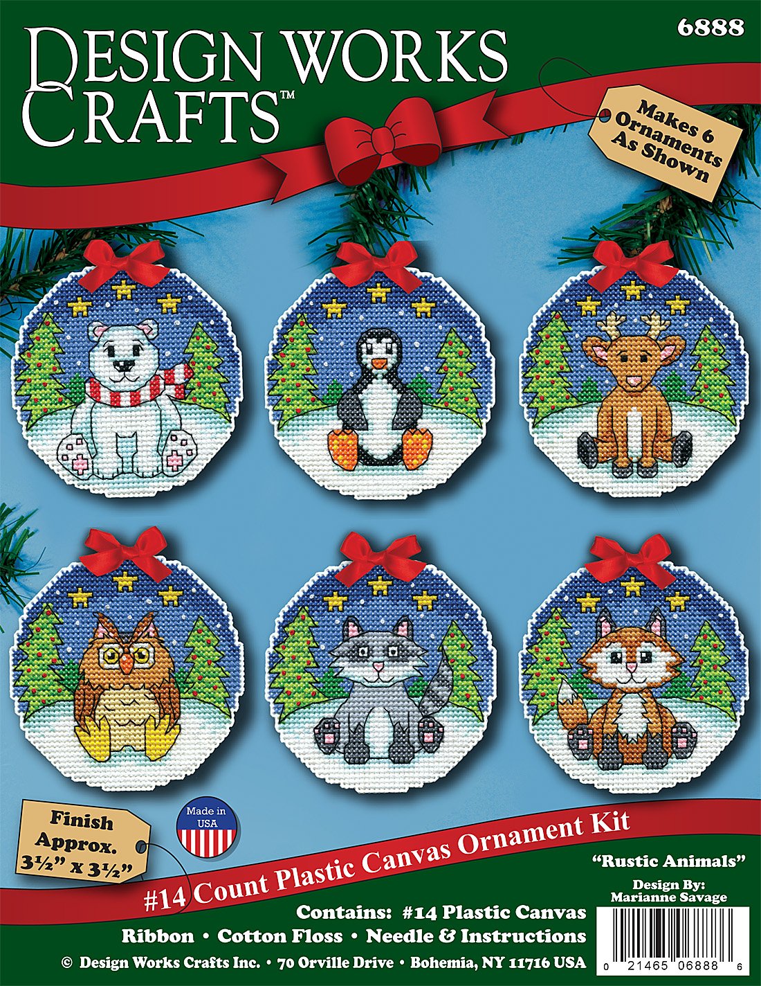 Starry Night Animals 6888 Cross Stitch Kit