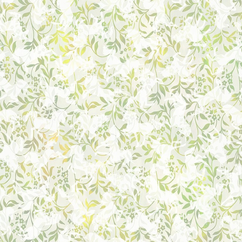 Unicorns Vine Green Fabric - By the yard