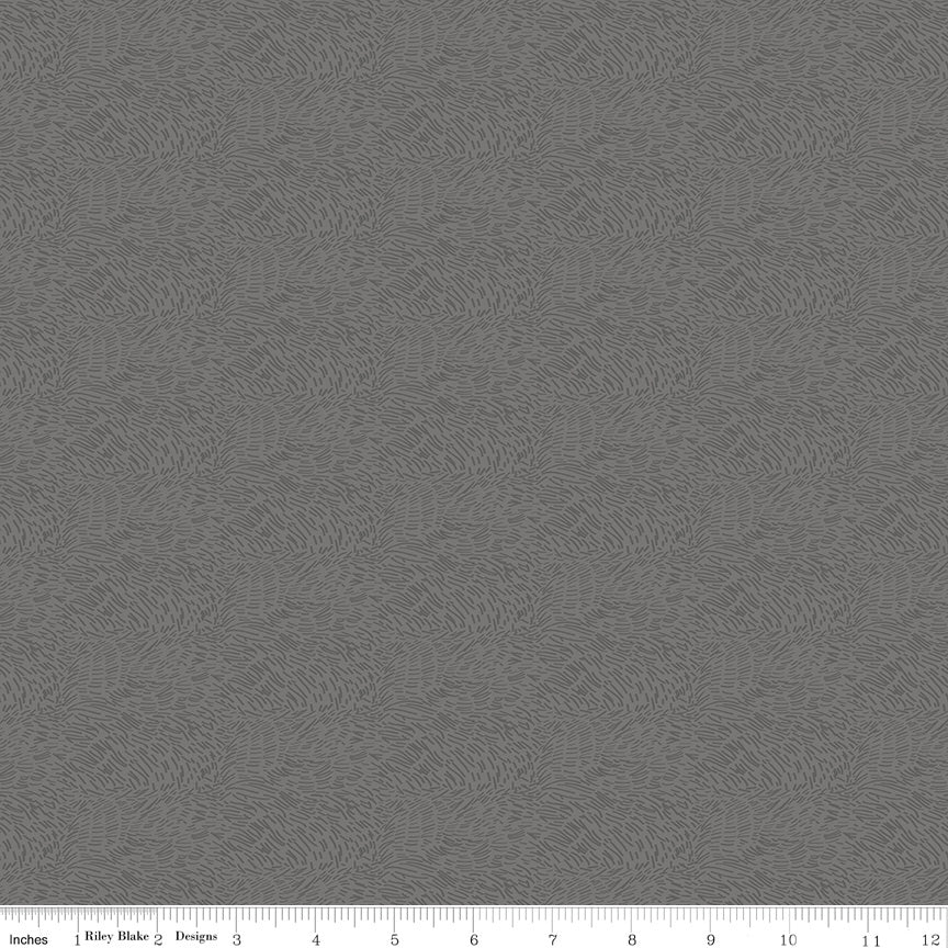 Big Game Fur Gray Fabric - By the yard