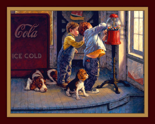 A Penny a Piece Fabric Panel