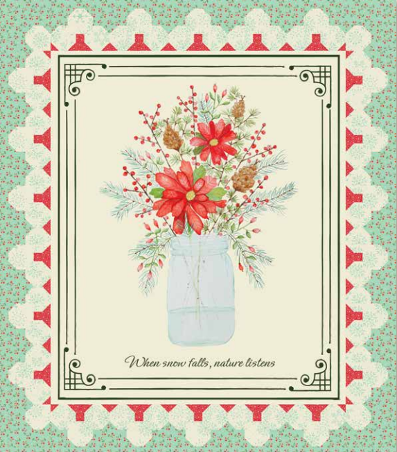 Free Adel in Winter Panel Quilt Pattern