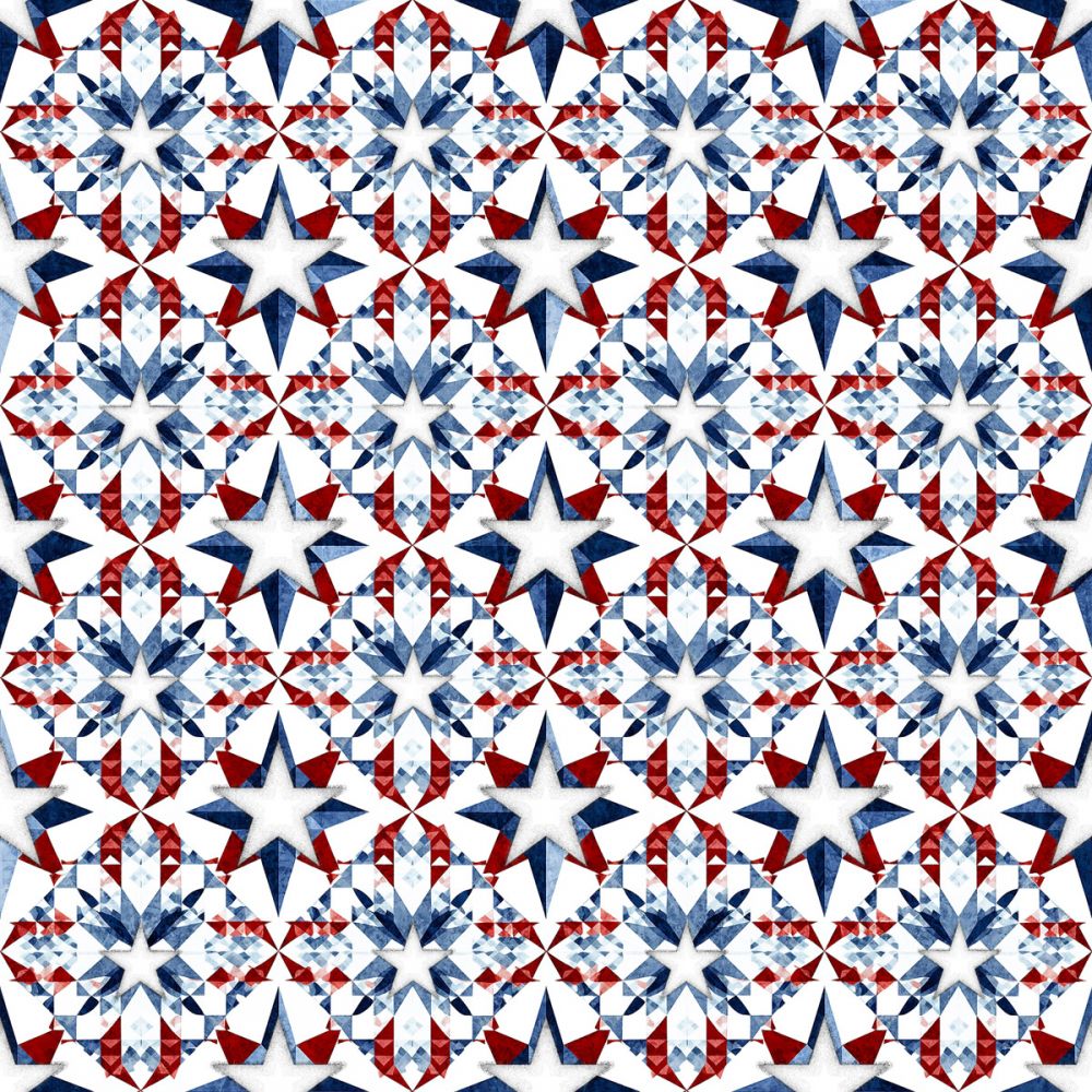 American Freedom Quilty Multi Fabric - By the yard