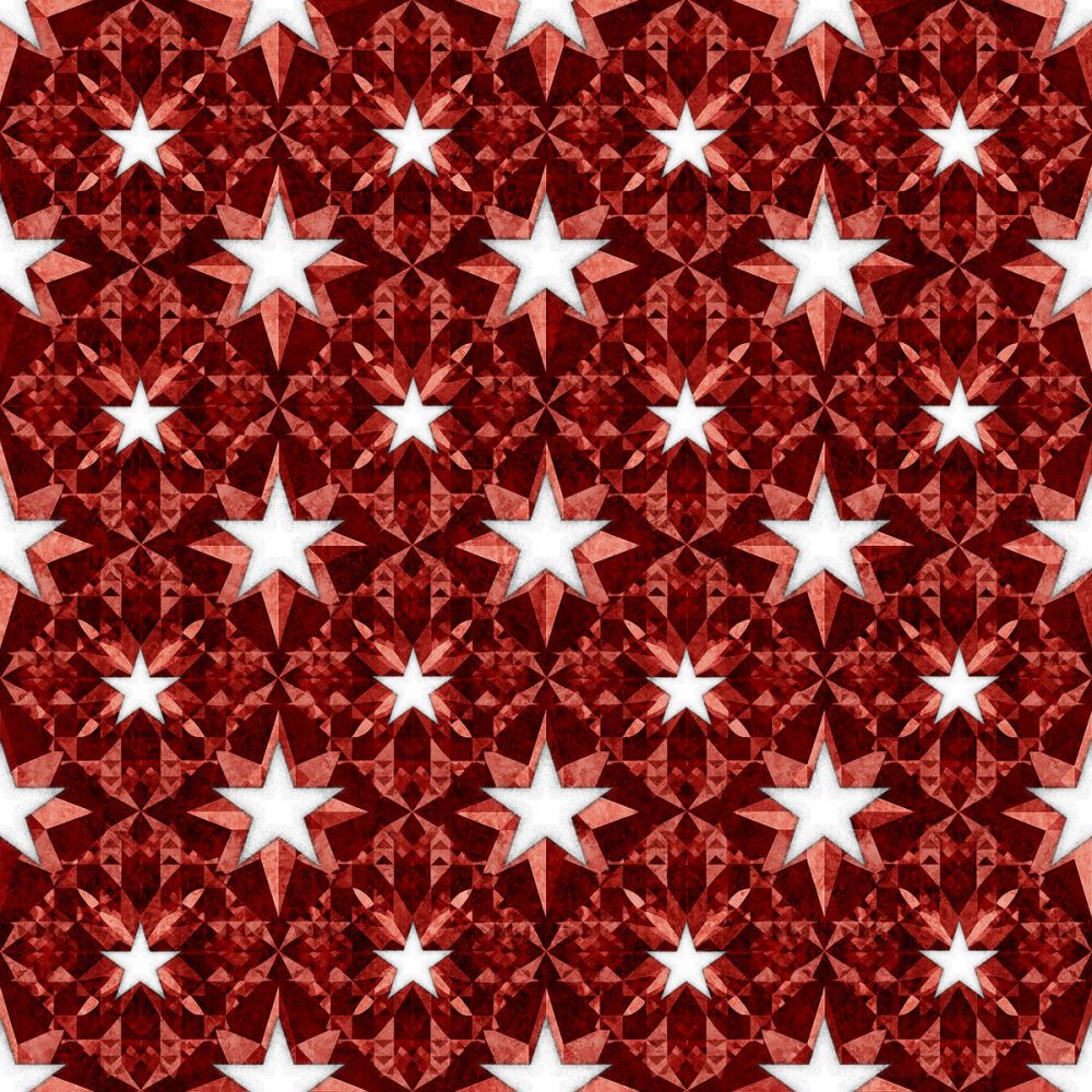 American Freedom Quilty Red Fabric - By the yard