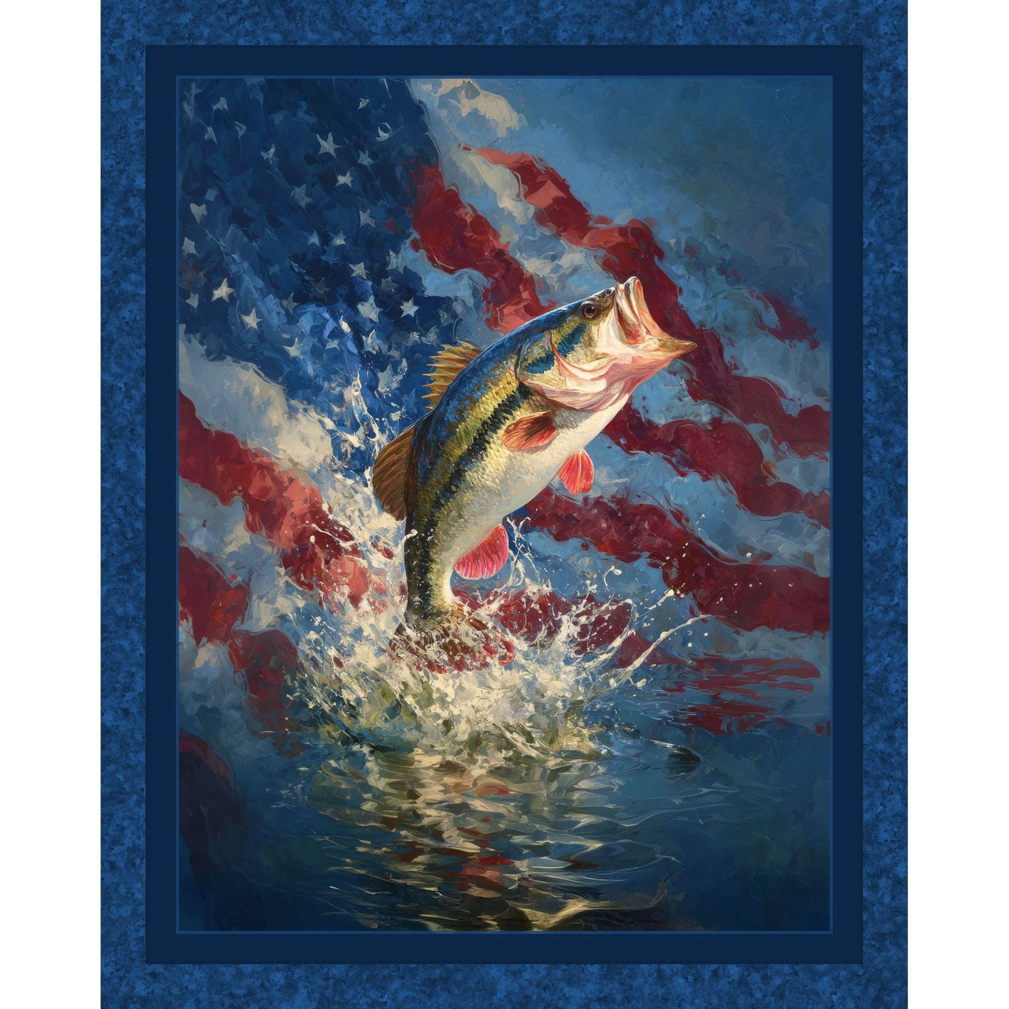 American Largemouth Fabric Panel