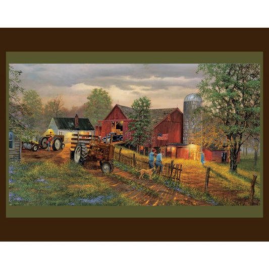 Americas Heartland Fabric Panel