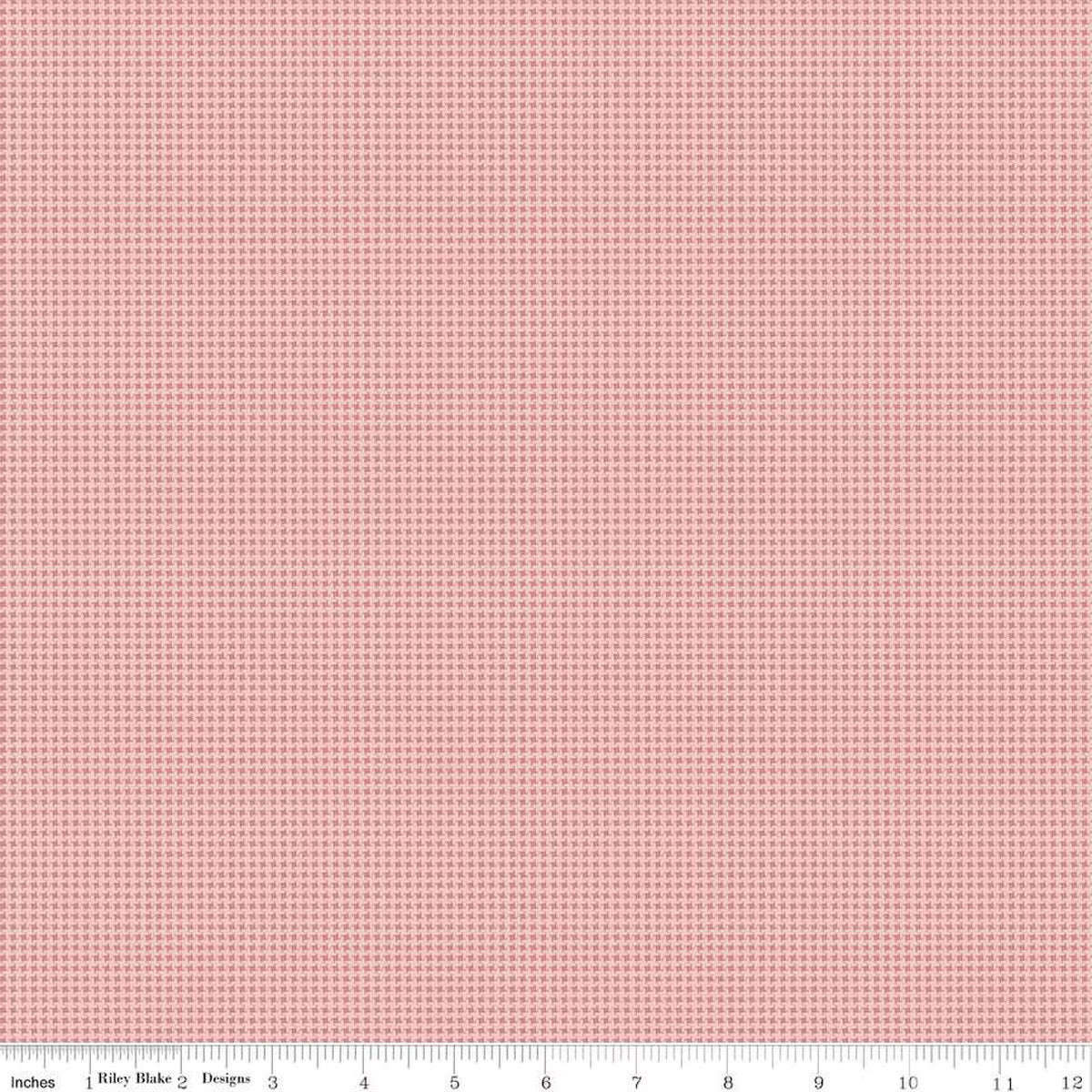 Anne of Green Gables Gingham Pink Fabric - By the yard