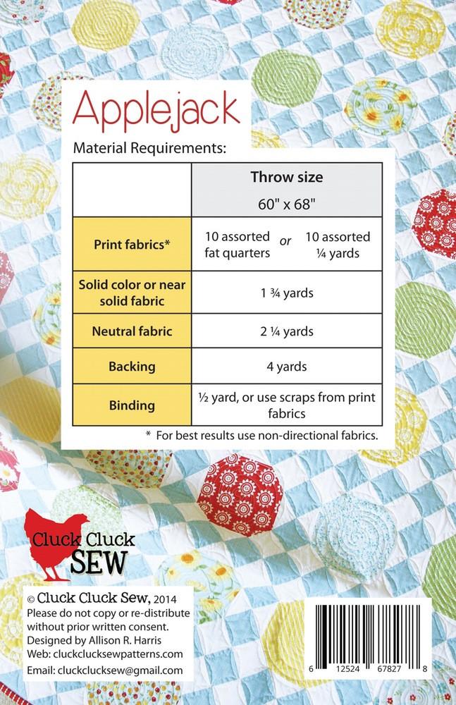 Cluck Cluck Sew Applejack Quilt Pattern