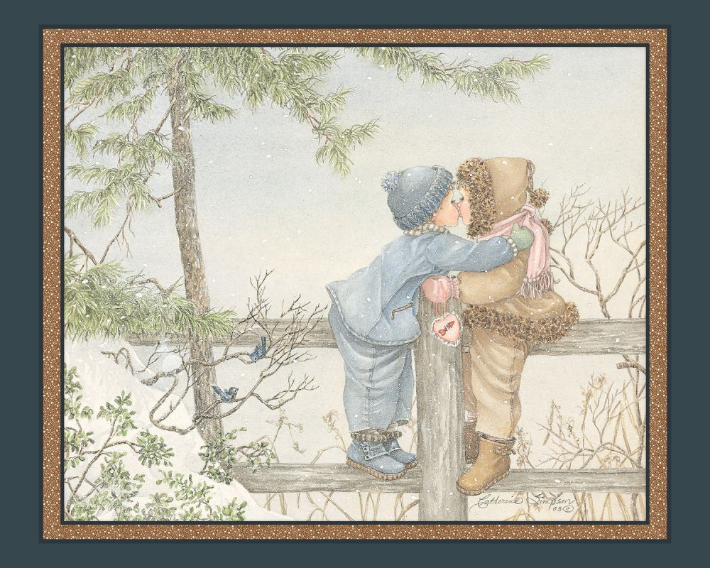 Be Mine Fabric Panel