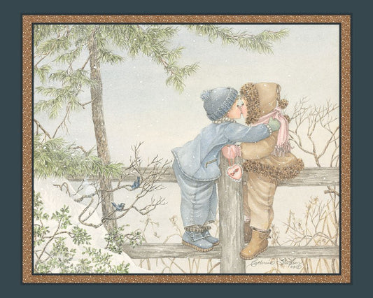 Be Mine Fabric Panel