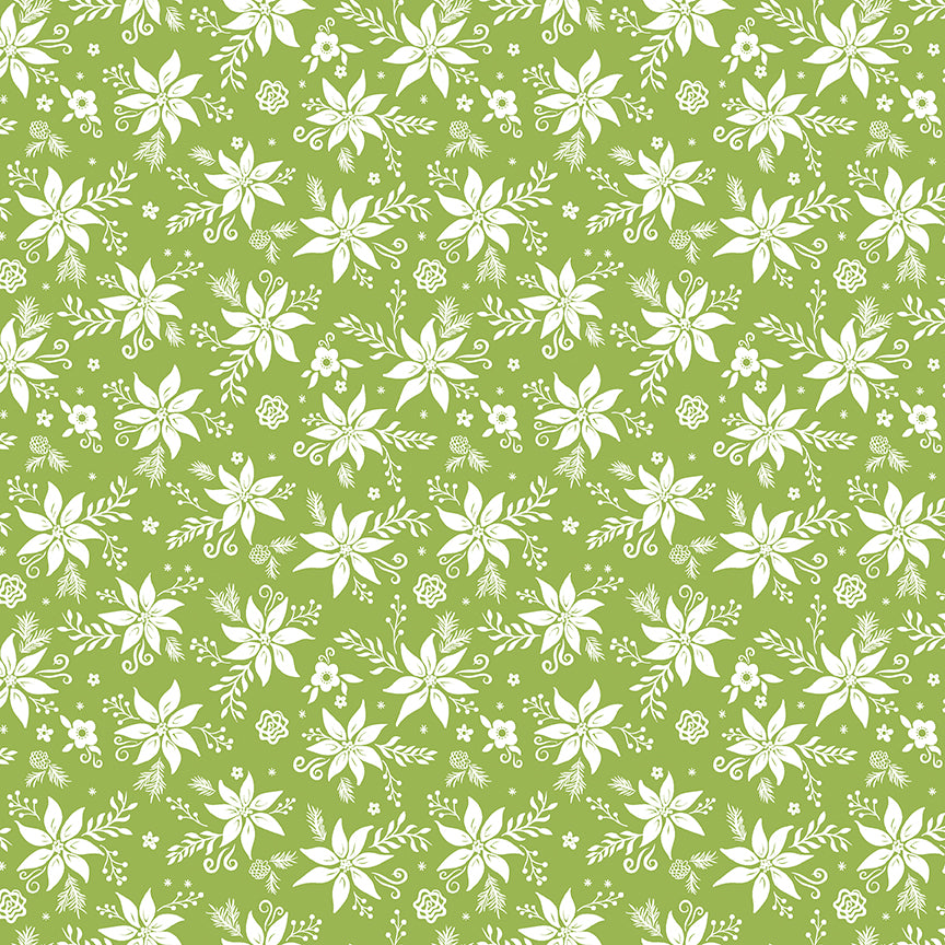 Winter Wonder Tonal Clover Fabric - By the yard