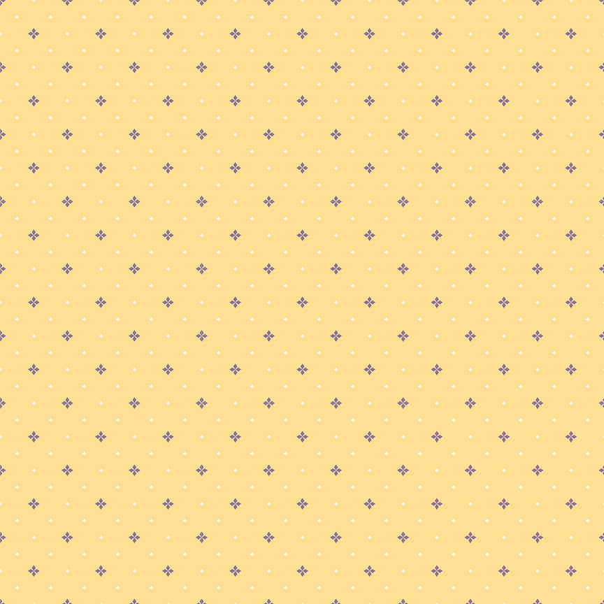 Hello Spring Ditsy Yellow Fabric - By the yard