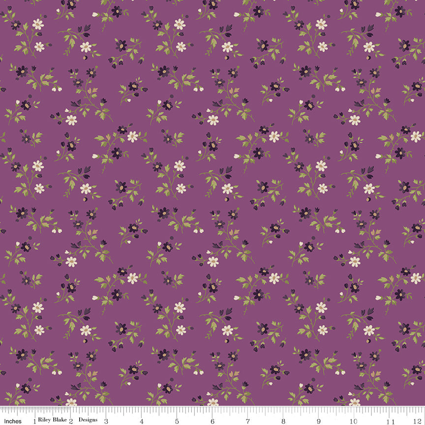 Anne of Green Gables™ Stems Orchid Fabric - By the yard