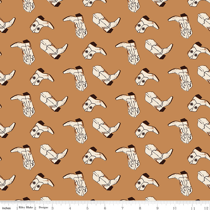 Wild Rose Boots Sienna Fabric - By the yard