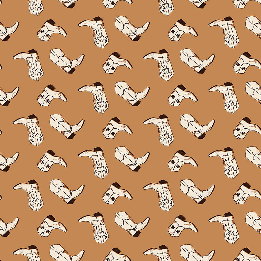 Wild Rose Boots Sienna Fabric - By the yard