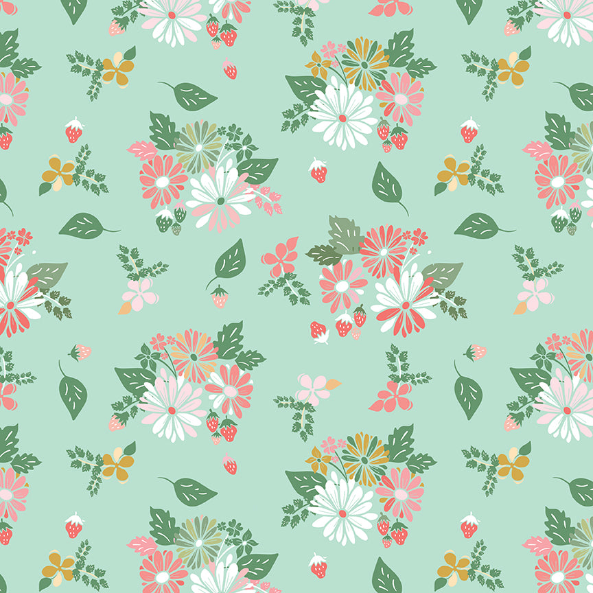 3 Yard Quilt Kit Clover Farm Blue #1
