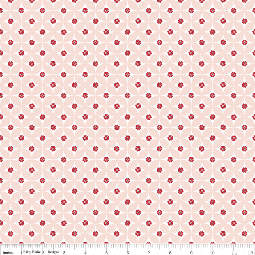 PREORDER Berry Market Daisies Ballerina Fabric - By the yard