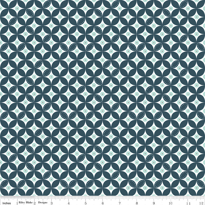 PREORDER Berry Market Daisies Stargazer Fabric - By the yard