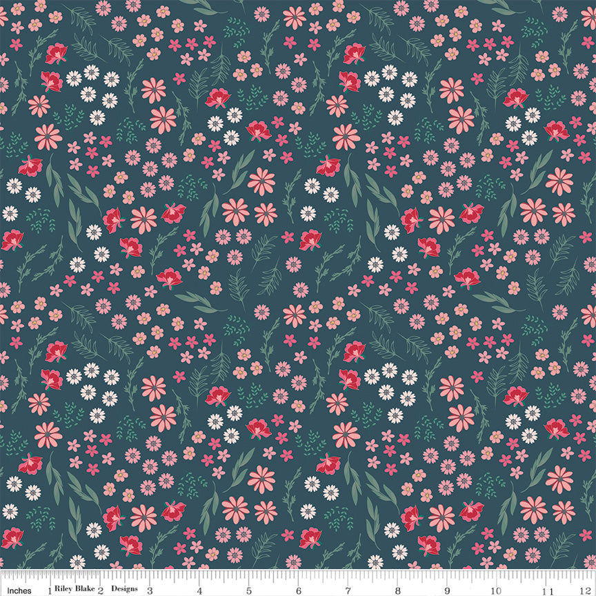 PREORDER Berry Market Bouquets Stargazer Fabric - By the yard