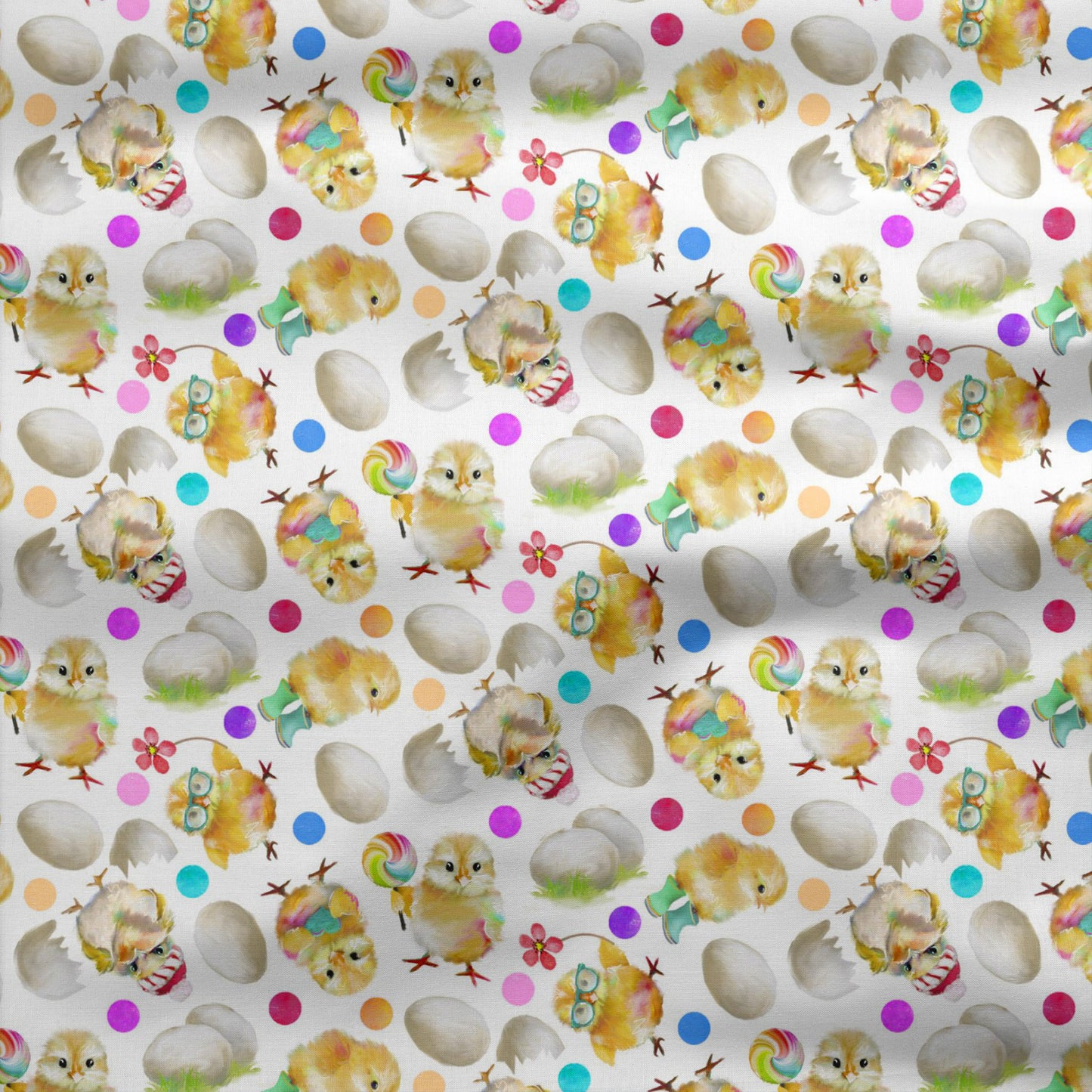 Back to the Farm Chirpy Chicks Fabric - By the yard