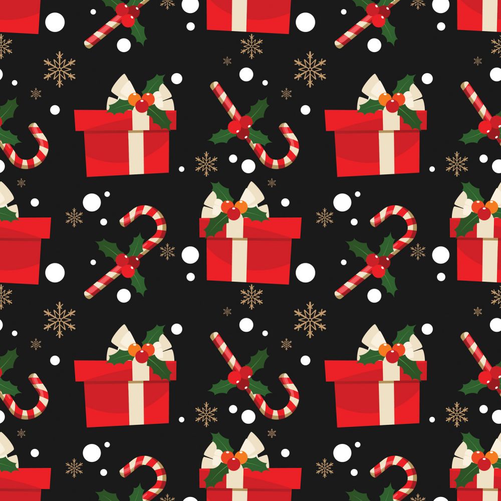 Fat Quarter Christmas Candy Cane Gift