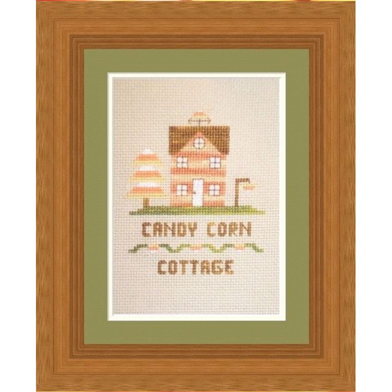 DOWNLOAD Flowers 2 Flowers Candy Corn Cottage Cross Stitch Pattern