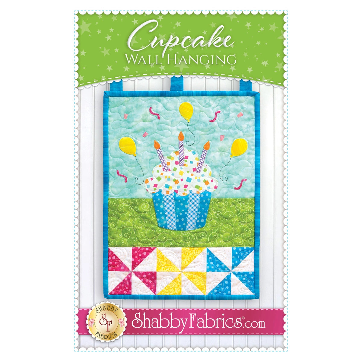 Shabby Fabrics Cupcake Wall Hanging Pattern