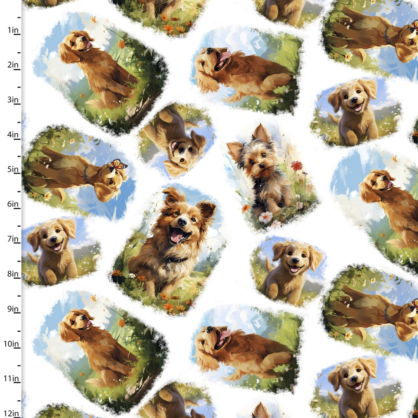 Fur-Ever Friends Doggone Cute Fabric - By the yard