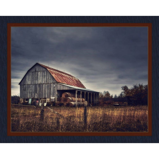 Dusk At The Farm Fabric Panel