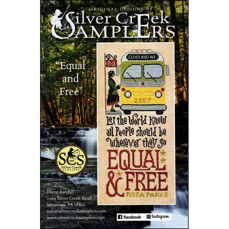 Silver Creek Samplers Equal and Free Cross stitch Pattern