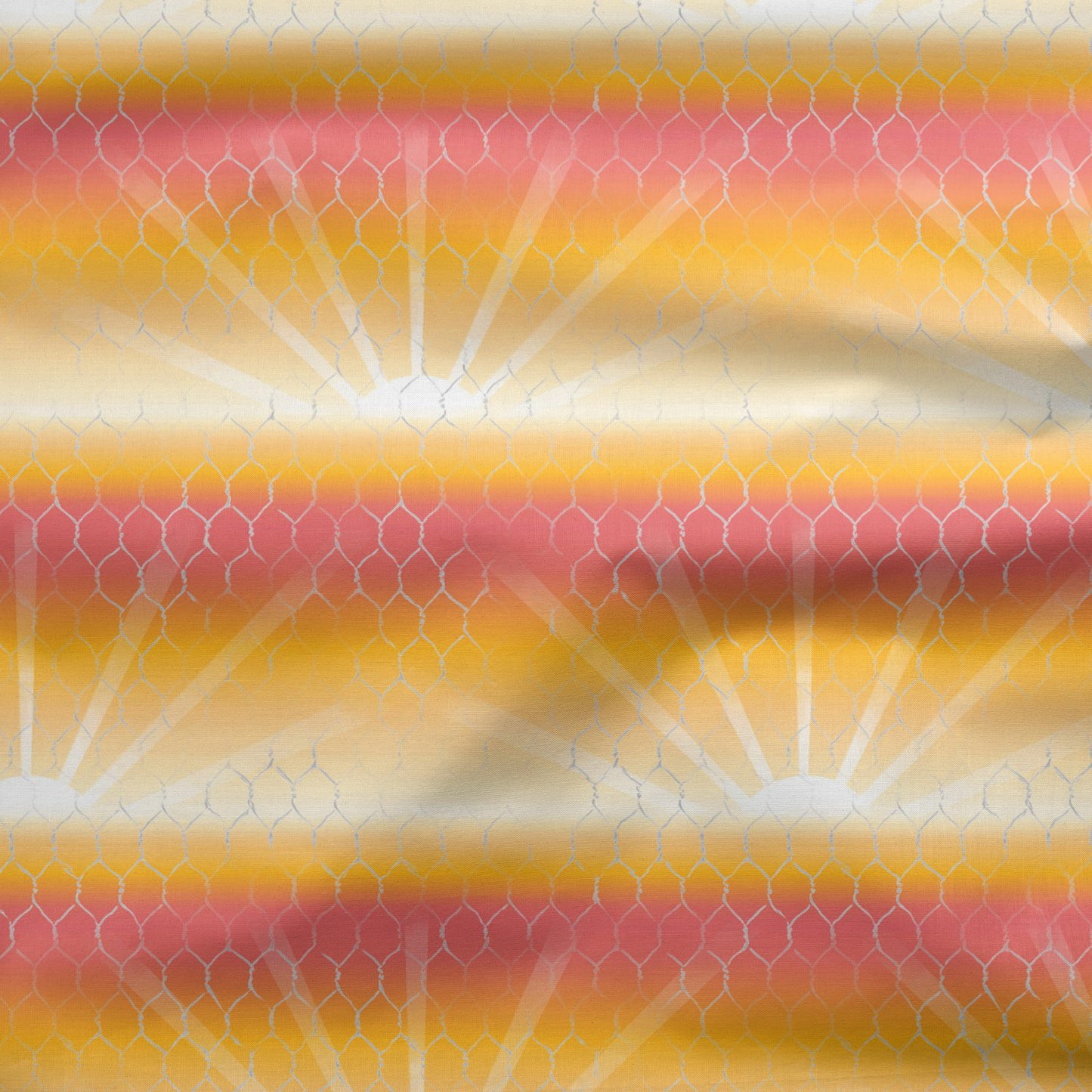 Back to the Farm Sunrise Fabric - By the yard