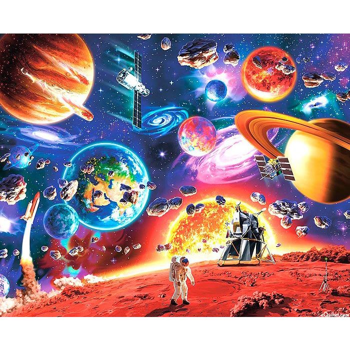 Final Frontier Fabric Panel