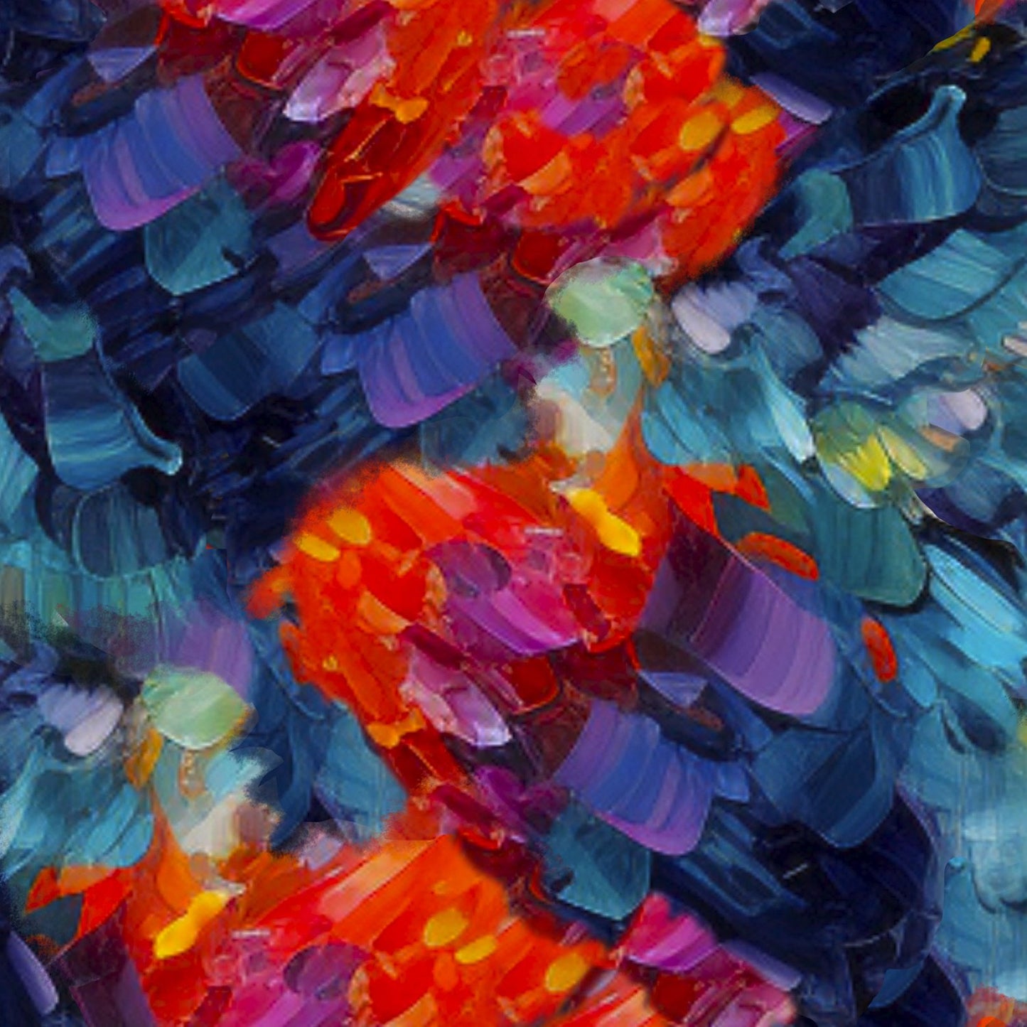 Hummingbird Bouquet Flutter Texture Fabric - By the yard