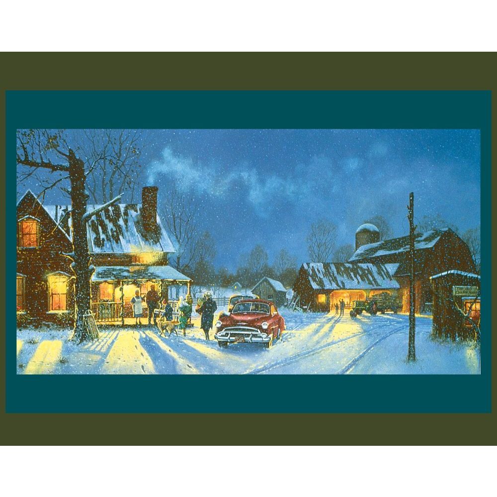 Happy Holidays Fabric Panel