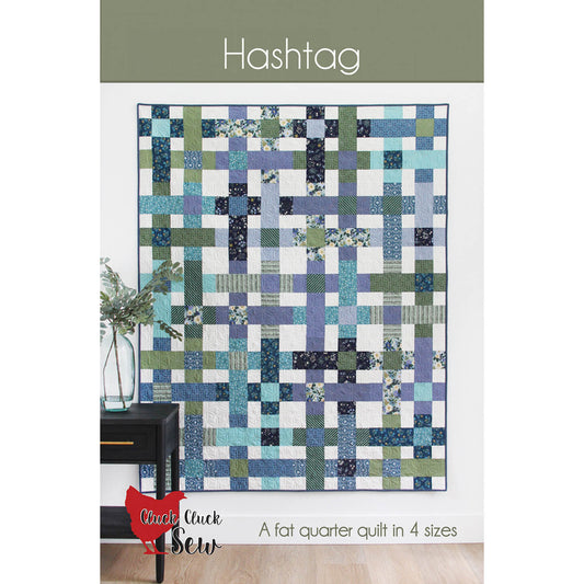 Cluck Cluck Sew Hashtag Quilt Pattern