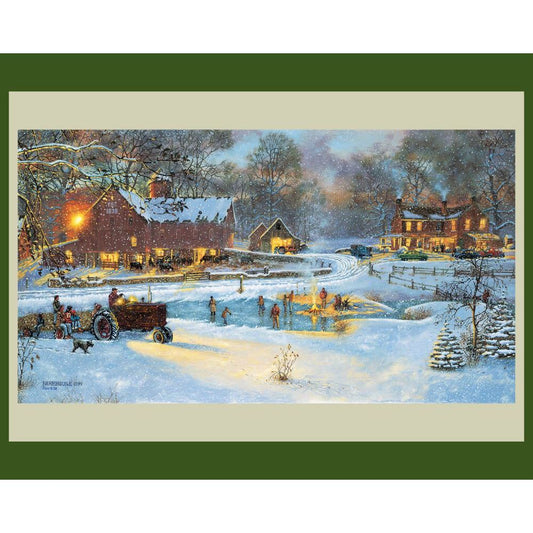 Home For The Holidays Fabric Panel