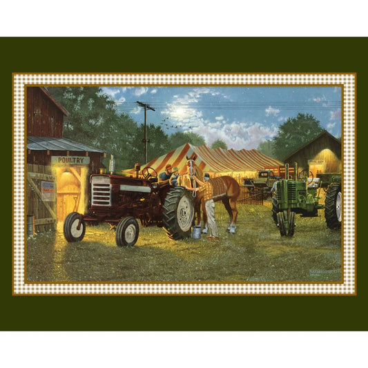 Horsepower Tractor Fabric Panel