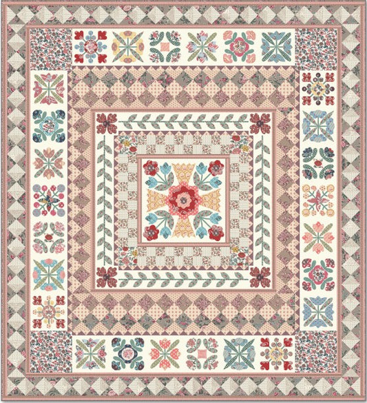 Free Jane Austen 250th Anniversary BOM Quilt Pattern