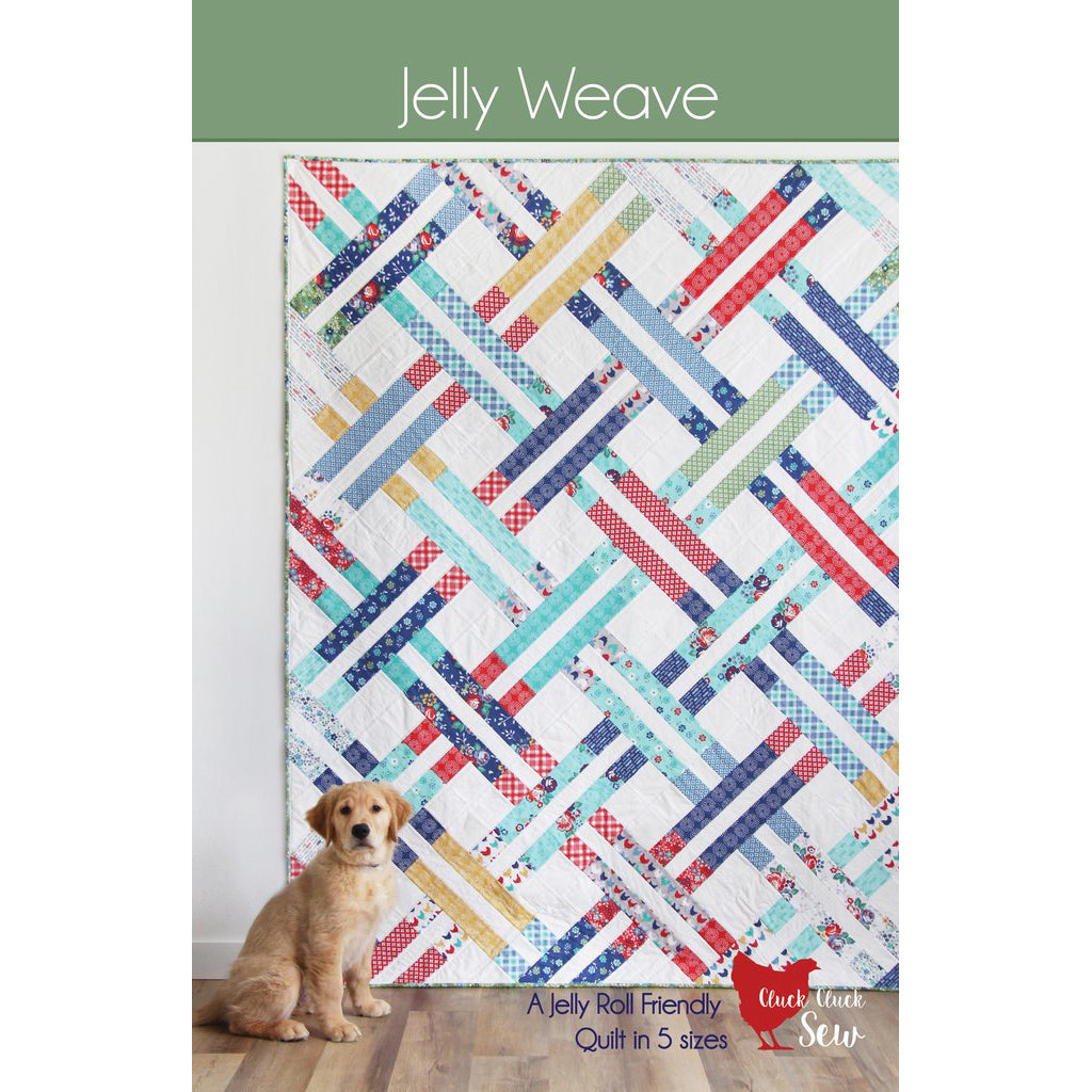 Cluck Cluck Sew Jelly Weave Quilt Pattern