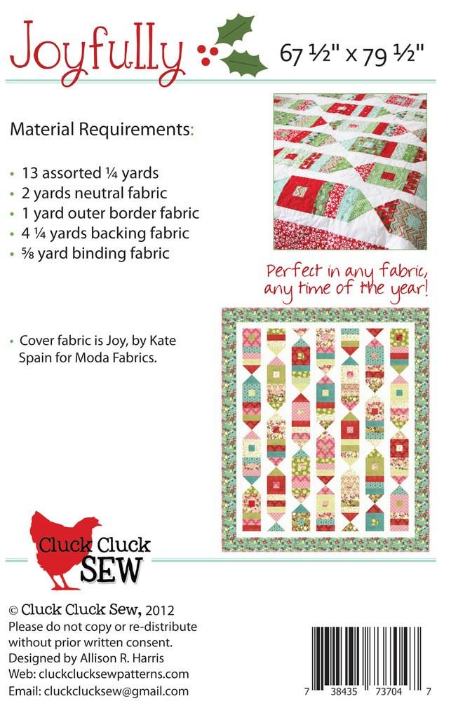 Cluck Cluck Sew Joyfully Quilt Pattern