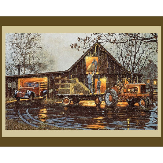 Last Chore of the Day Fabric Panel