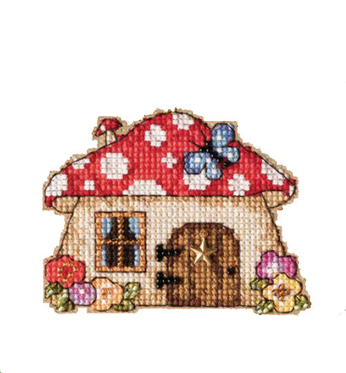 Mill Hill MH162215 Mushroom House Cross Stitch Kit