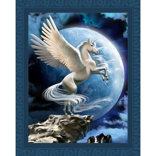 Mystique Unicorn Fabric Panel