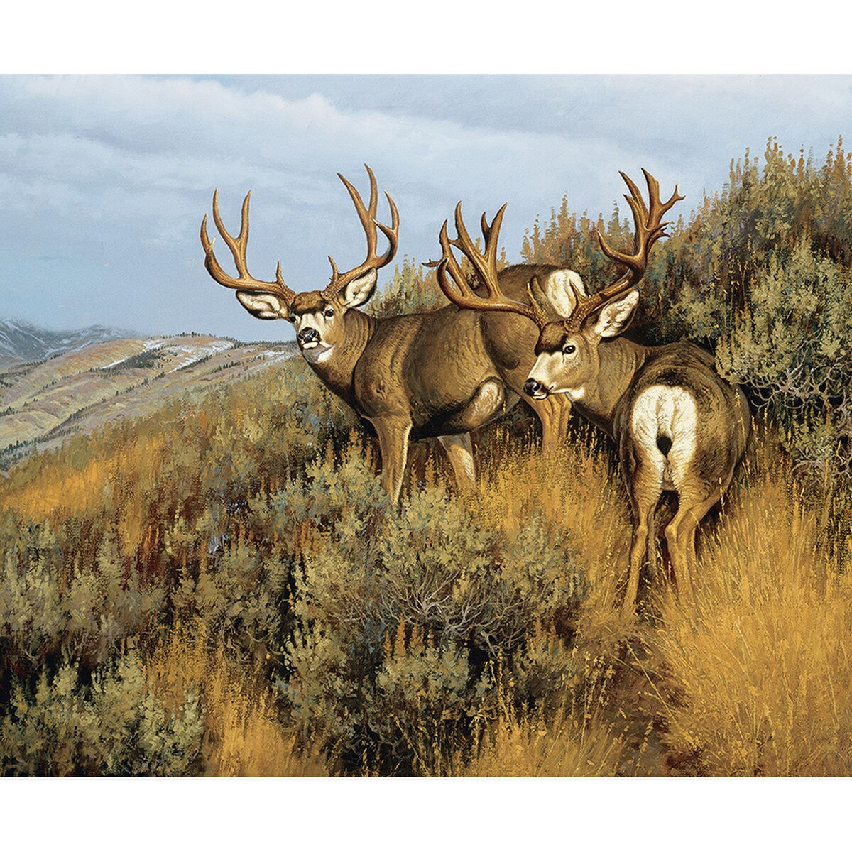 Majestic in Nature Low Country Mulies Fabric Panel