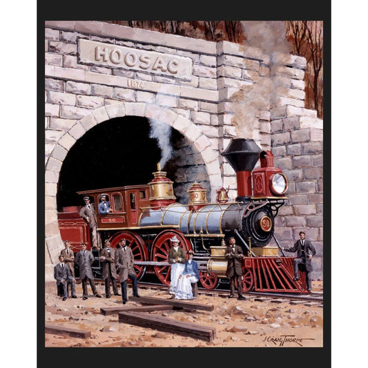 Massachusetts Locomotive Fabric Panel