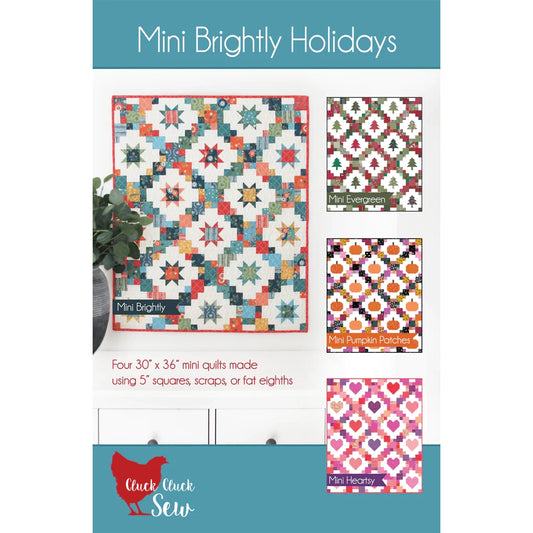 Cluck Cluck Sew Mini Brightly Holidays Quilt Pattern